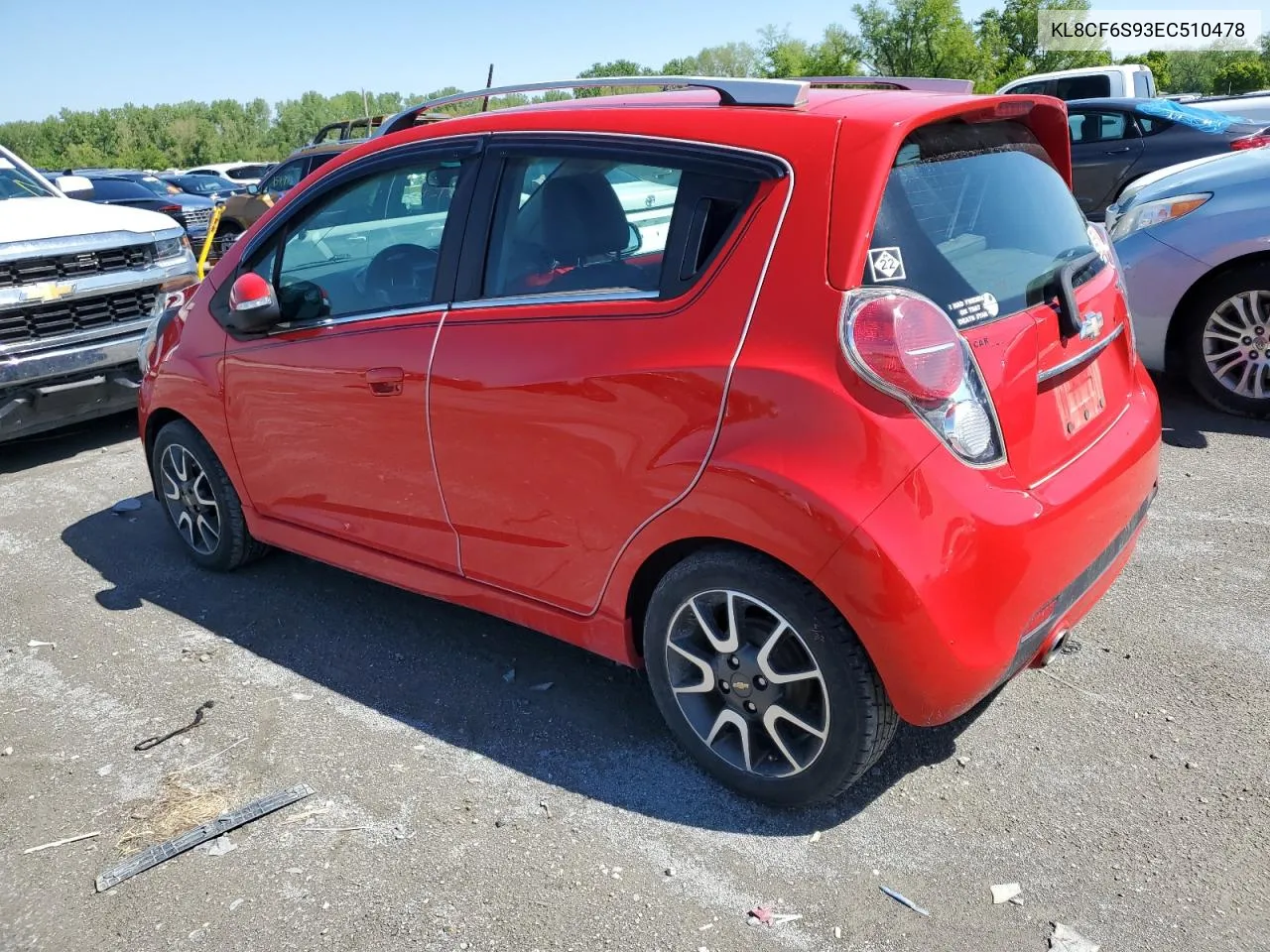 KL8CF6S93EC510478 2014 Chevrolet Spark 2Lt