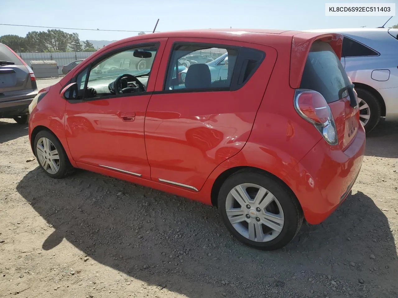 2014 Chevrolet Spark 1Lt VIN: KL8CD6S92EC511403 Lot: 53342954