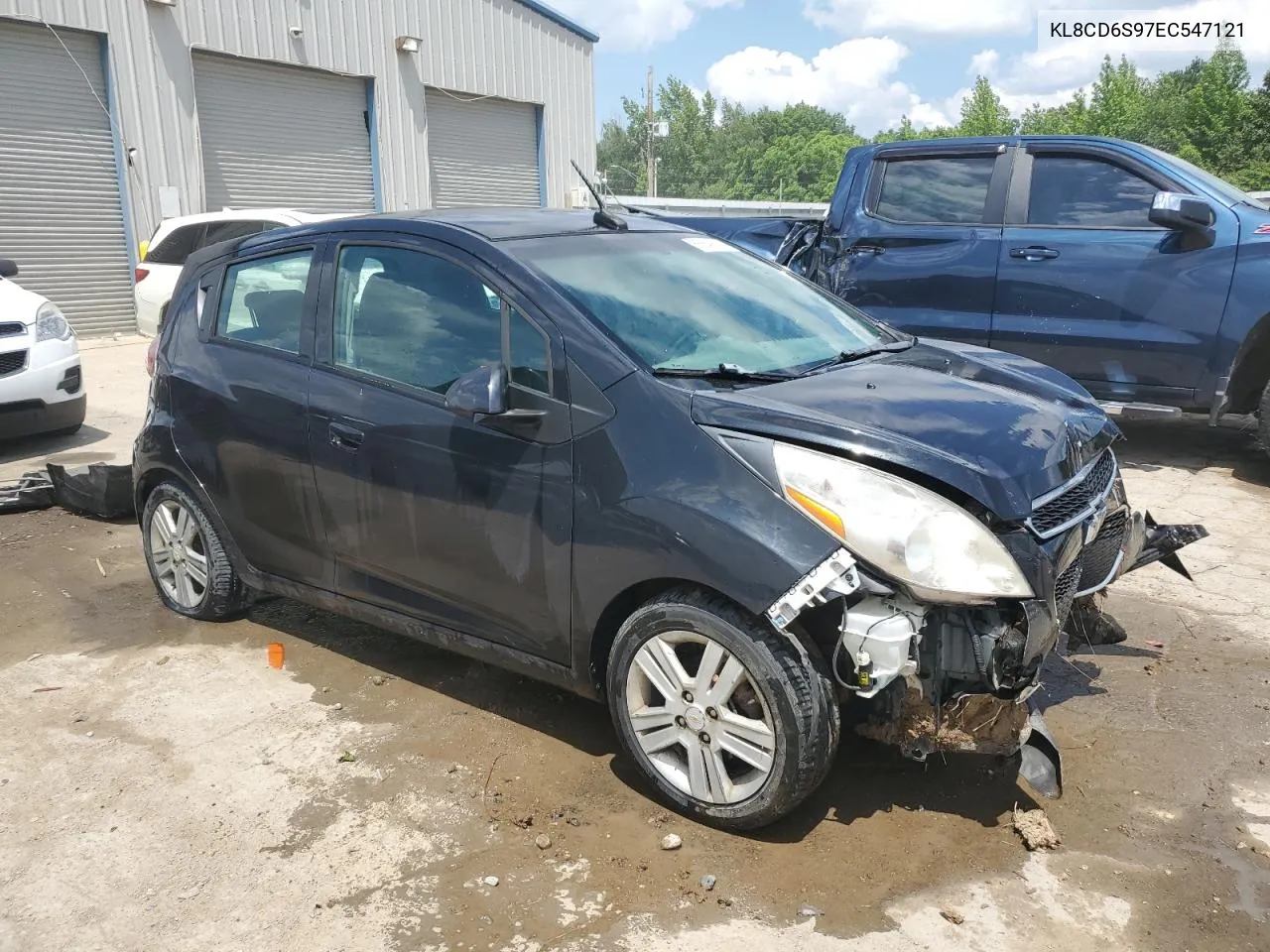 2014 Chevrolet Spark 1Lt VIN: KL8CD6S97EC547121 Lot: 55649024