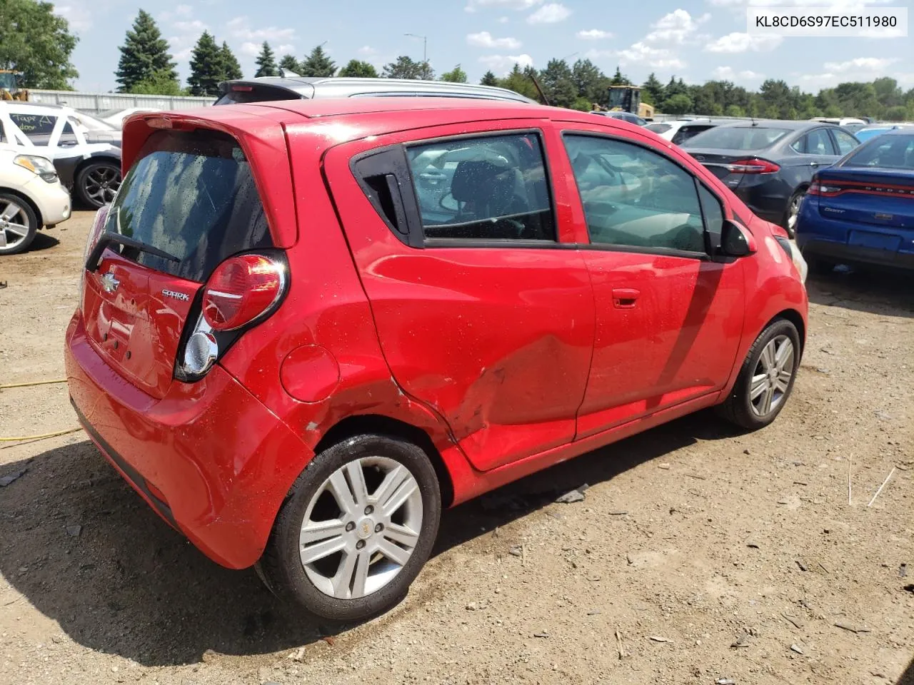 KL8CD6S97EC511980 2014 Chevrolet Spark 1Lt