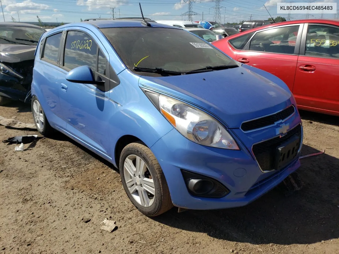 2014 Chevrolet Spark 1Lt VIN: KL8CD6S94EC485483 Lot: 60200334