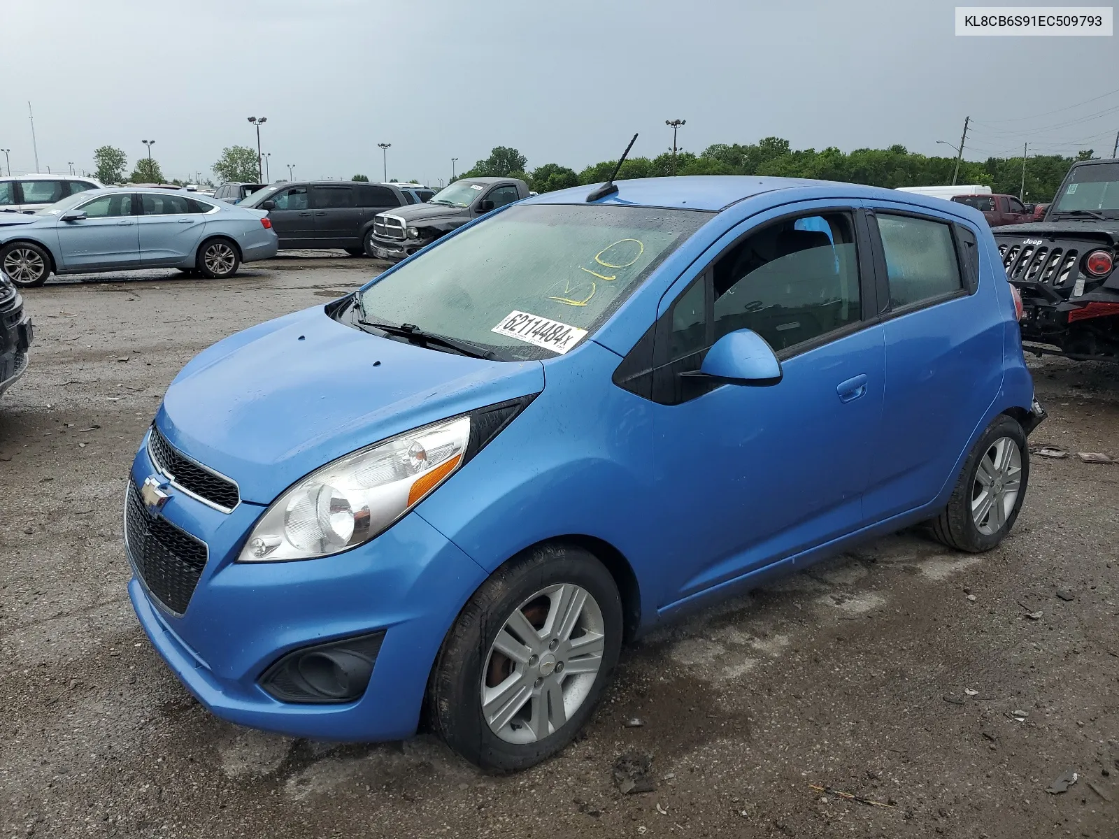 2014 Chevrolet Spark Ls VIN: KL8CB6S91EC509793 Lot: 62114484