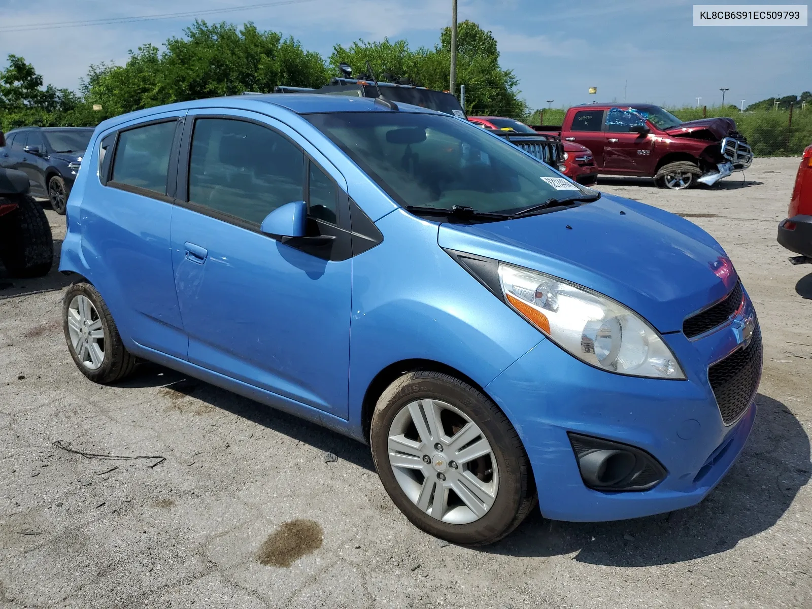 2014 Chevrolet Spark Ls VIN: KL8CB6S91EC509793 Lot: 62114484