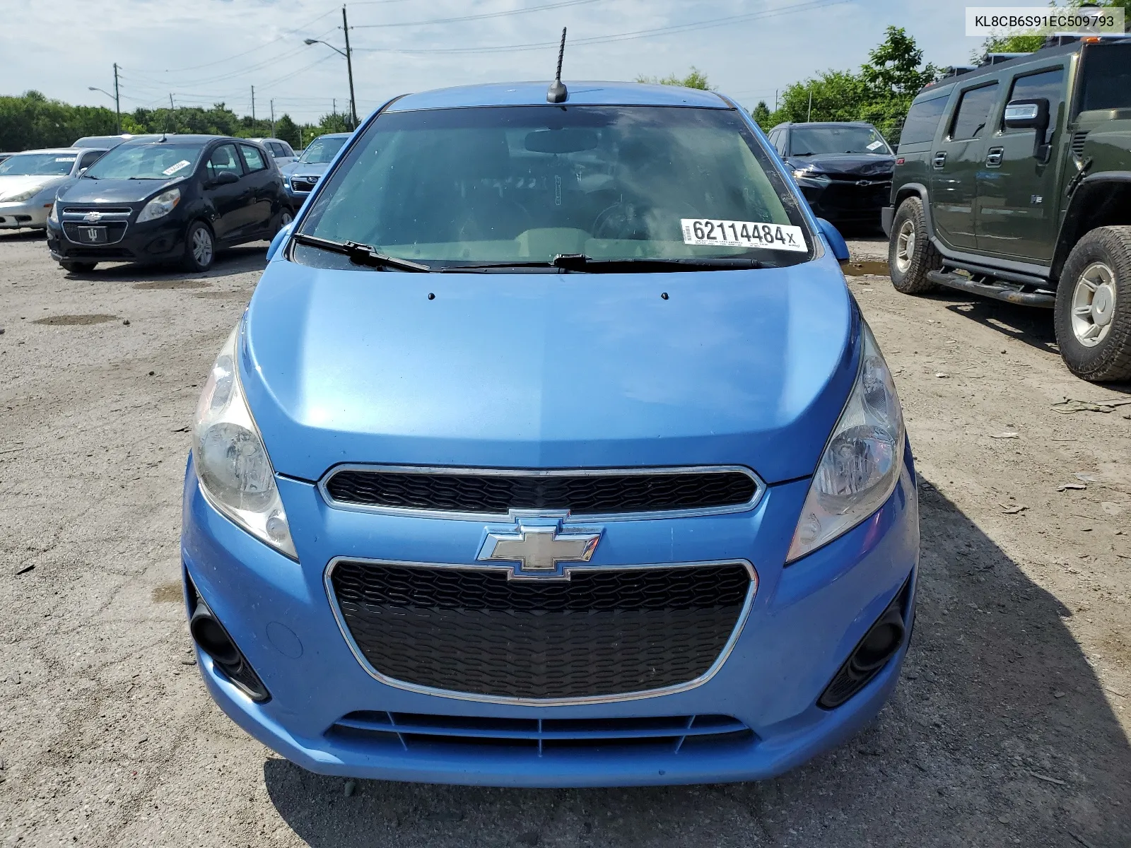 2014 Chevrolet Spark Ls VIN: KL8CB6S91EC509793 Lot: 62114484