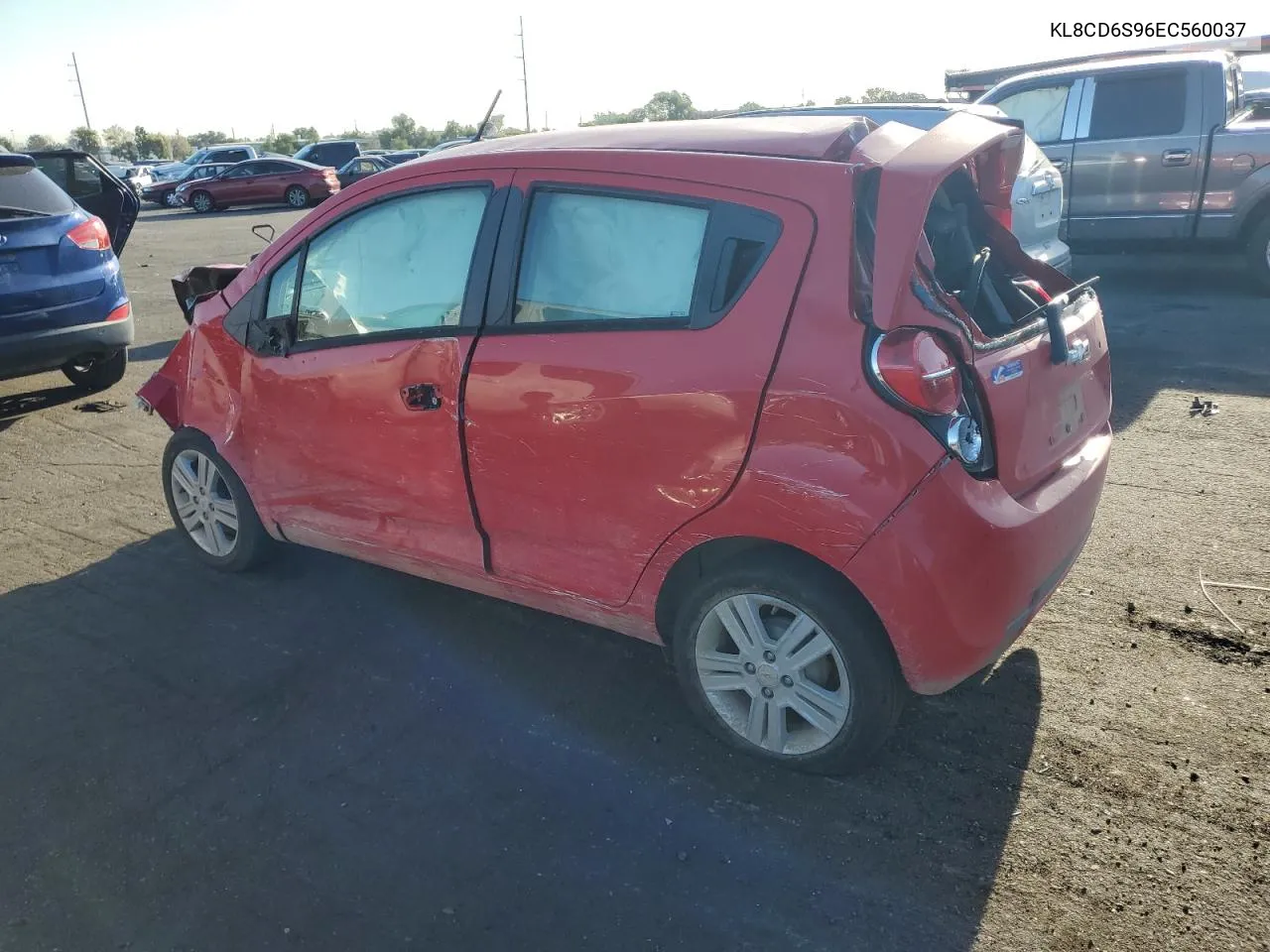 2014 Chevrolet Spark 1Lt VIN: KL8CD6S96EC560037 Lot: 65792394