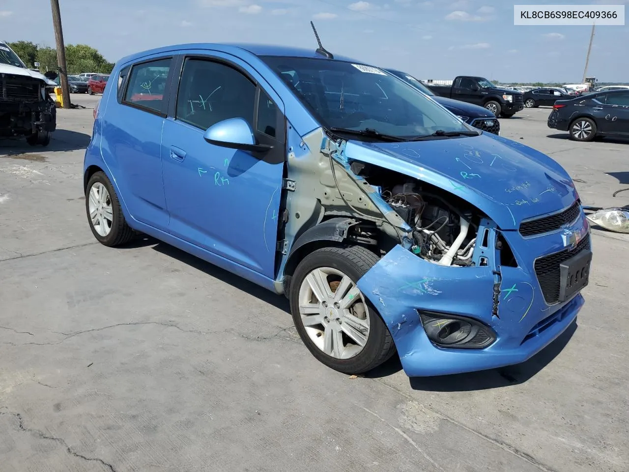 KL8CB6S98EC409366 2014 Chevrolet Spark Ls