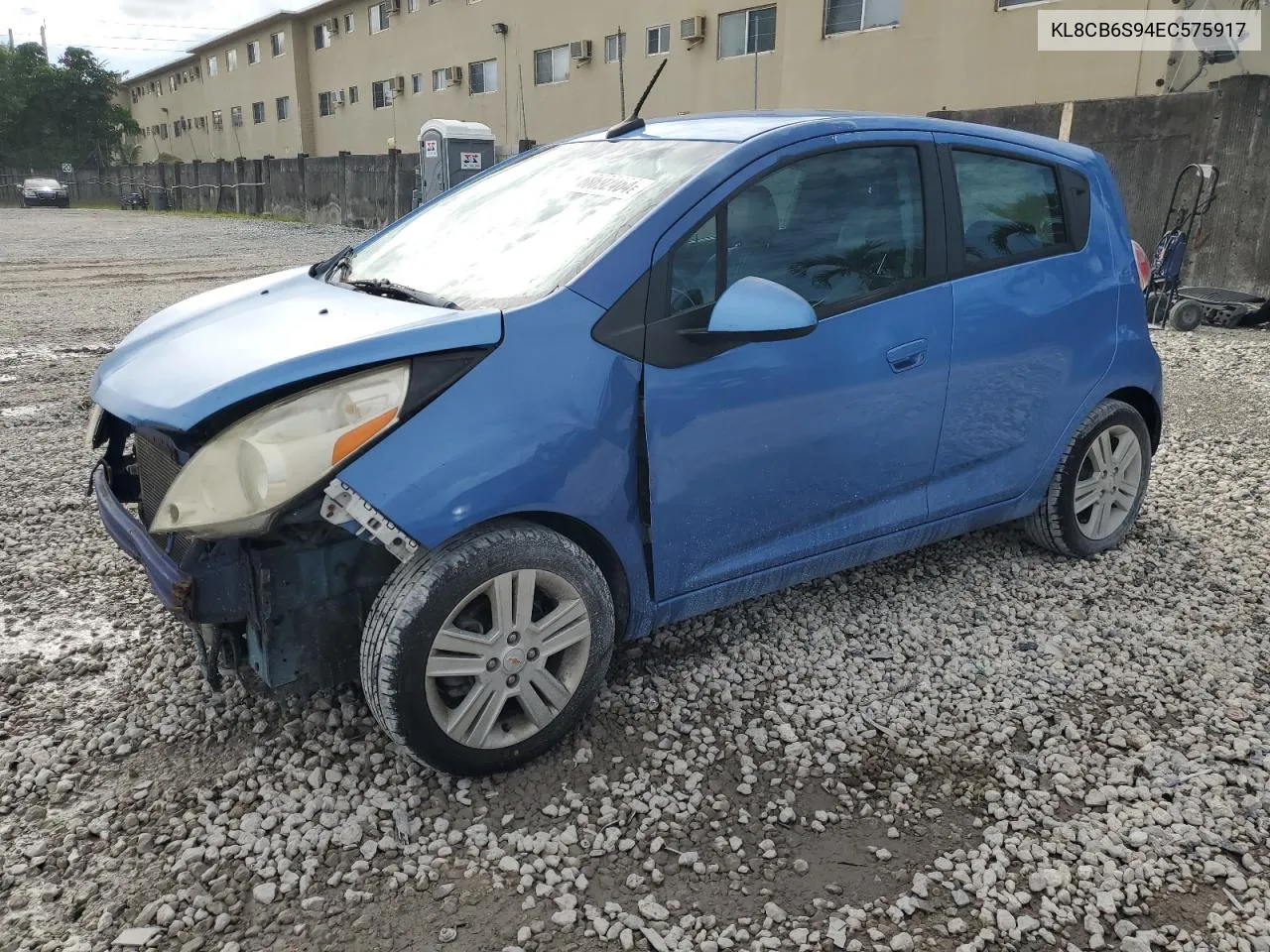 2014 Chevrolet Spark Ls VIN: KL8CB6S94EC575917 Lot: 68692464