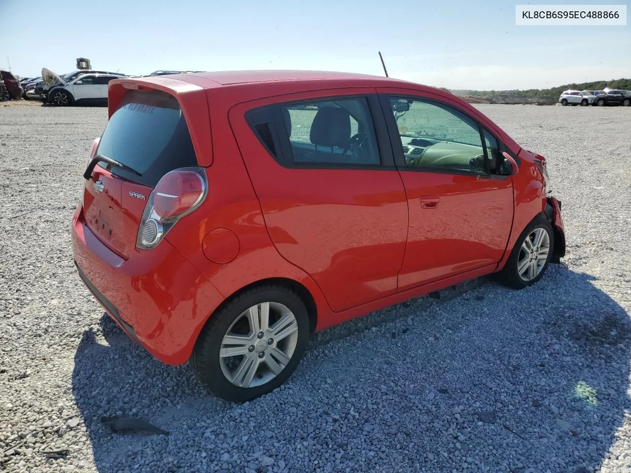 2014 Chevrolet Spark Ls VIN: KL8CB6S95EC488866 Lot: 69188604