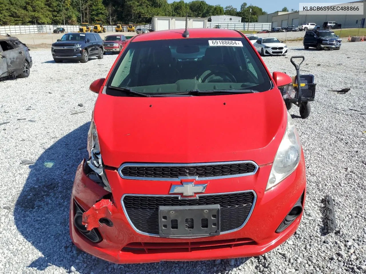 2014 Chevrolet Spark Ls VIN: KL8CB6S95EC488866 Lot: 69188604