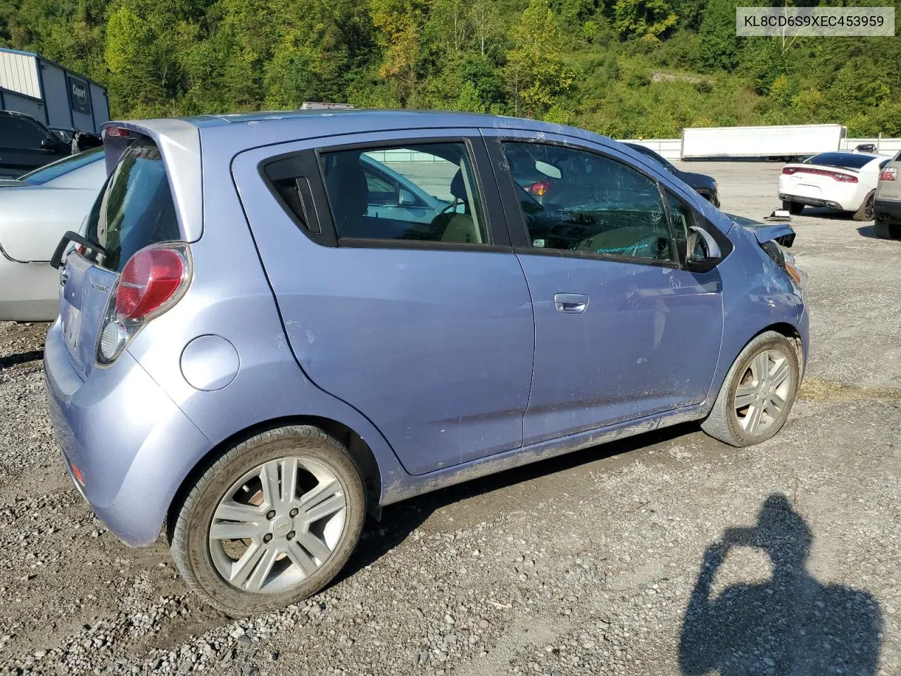 2014 Chevrolet Spark 1Lt VIN: KL8CD6S9XEC453959 Lot: 69790754