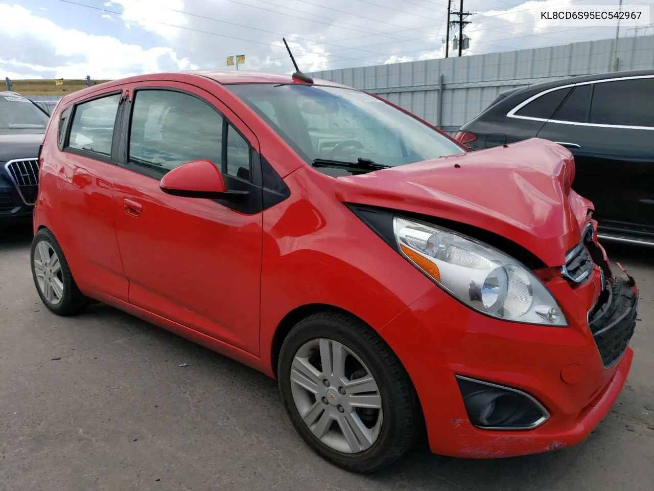 2014 Chevrolet Spark 1Lt VIN: KL8CD6S95EC542967 Lot: 69811524