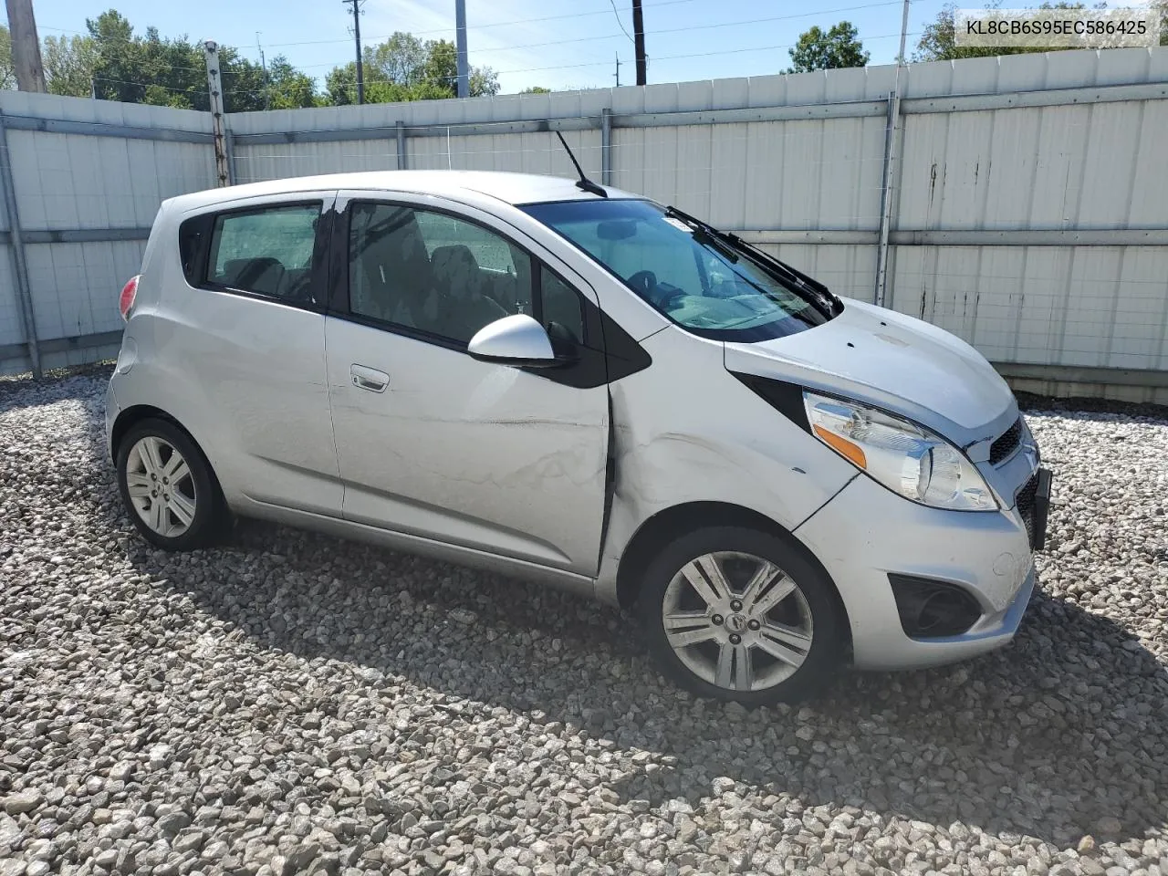 2014 Chevrolet Spark Ls VIN: KL8CB6S95EC586425 Lot: 69922634