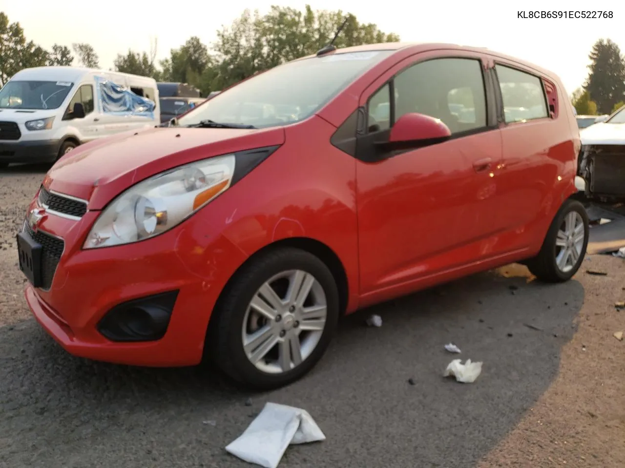 2014 Chevrolet Spark Ls VIN: KL8CB6S91EC522768 Lot: 70172954