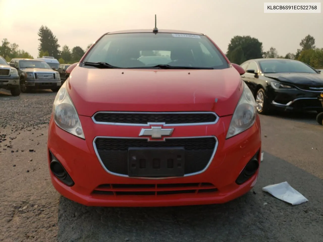 2014 Chevrolet Spark Ls VIN: KL8CB6S91EC522768 Lot: 70172954