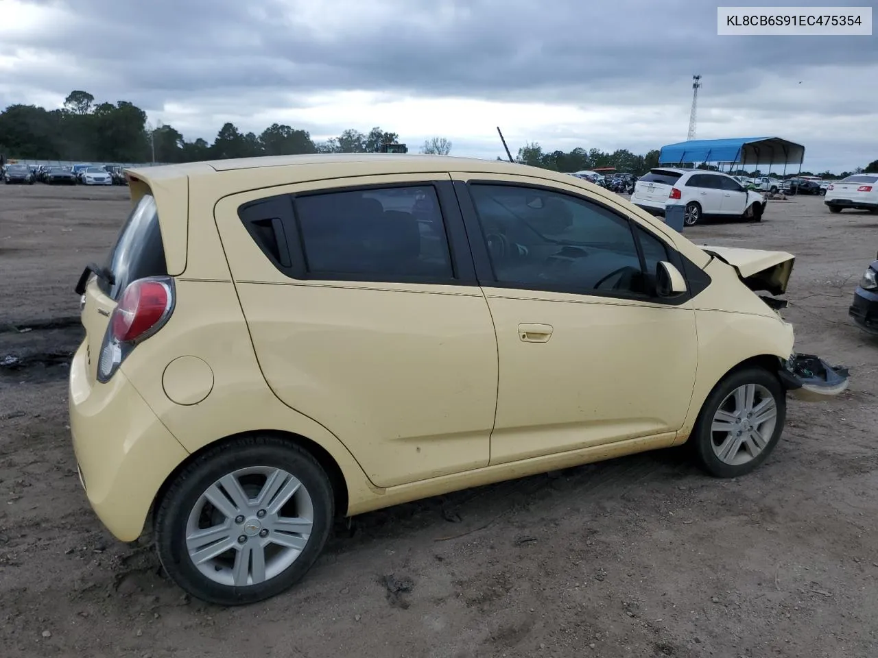 2014 Chevrolet Spark Ls VIN: KL8CB6S91EC475354 Lot: 70388414