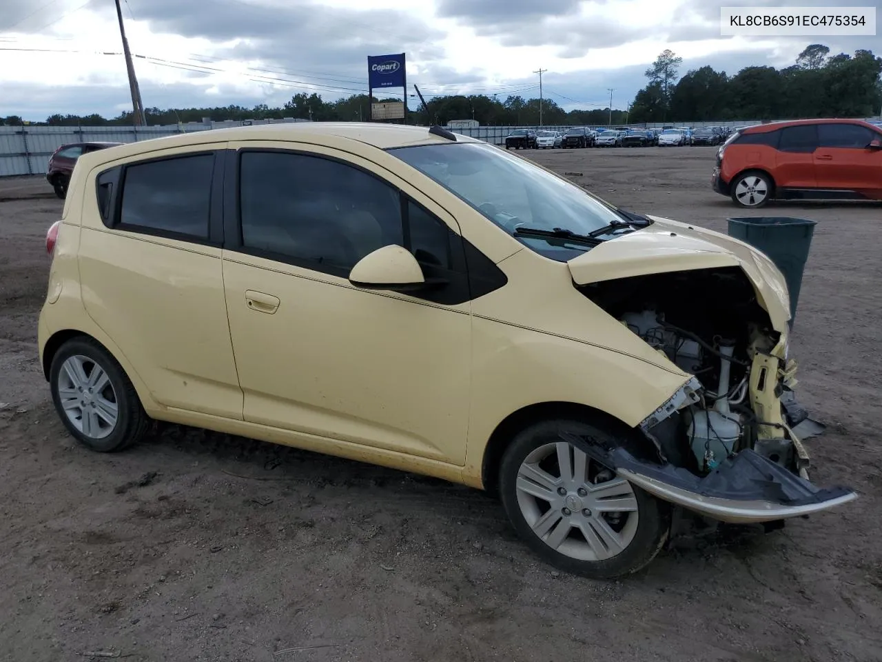 2014 Chevrolet Spark Ls VIN: KL8CB6S91EC475354 Lot: 70388414