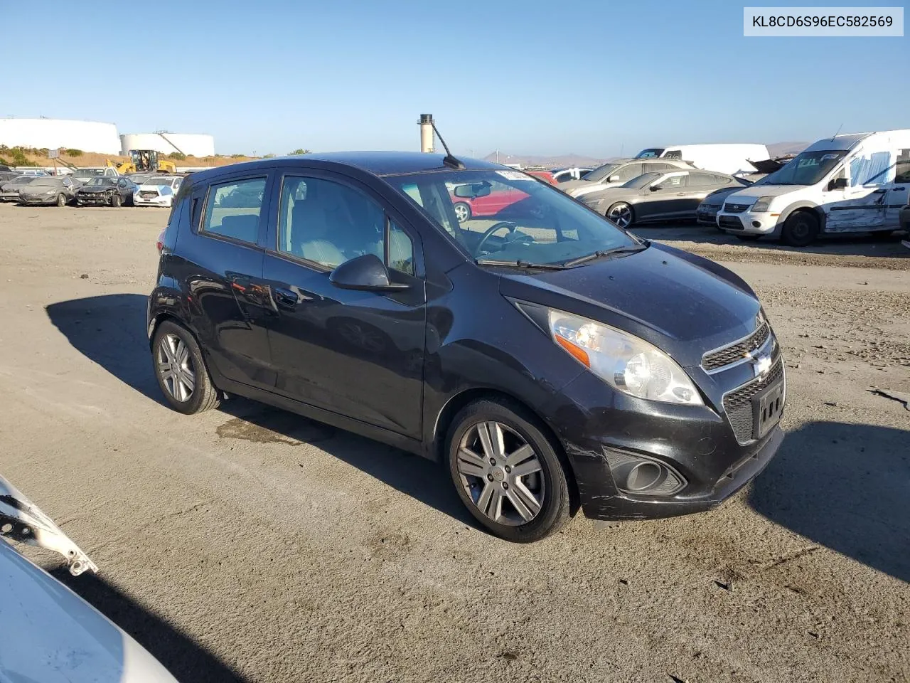 2014 Chevrolet Spark 1Lt VIN: KL8CD6S96EC582569 Lot: 71120144