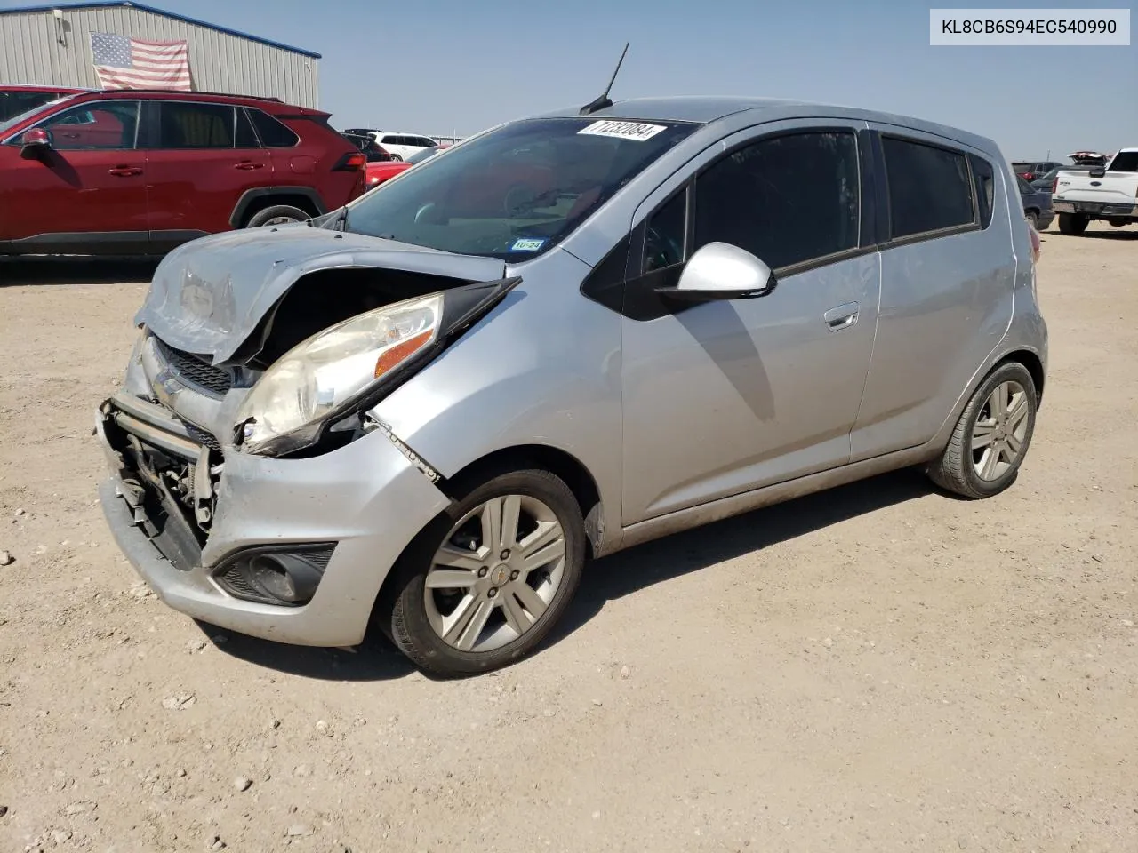 2014 Chevrolet Spark Ls VIN: KL8CB6S94EC540990 Lot: 71232084