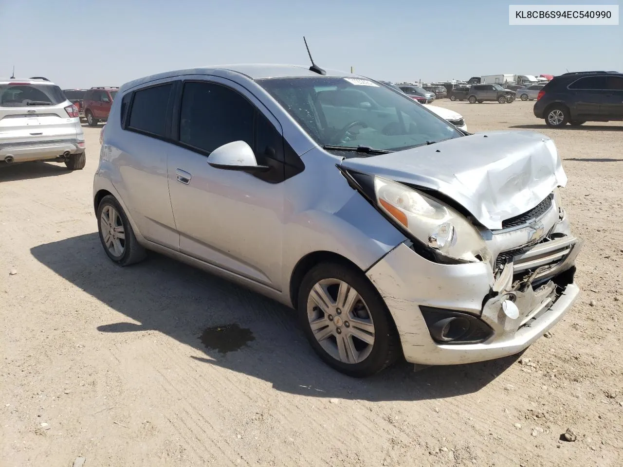 2014 Chevrolet Spark Ls VIN: KL8CB6S94EC540990 Lot: 71232084