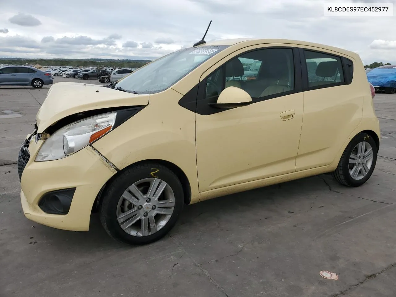 2014 Chevrolet Spark 1Lt VIN: KL8CD6S97EC452977 Lot: 71277474