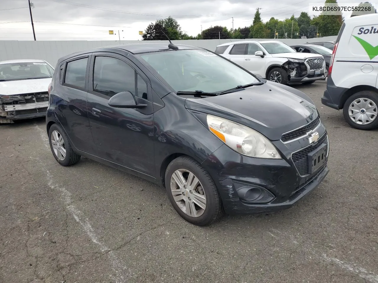 2014 Chevrolet Spark 1Lt VIN: KL8CD6S97EC552268 Lot: 71874514