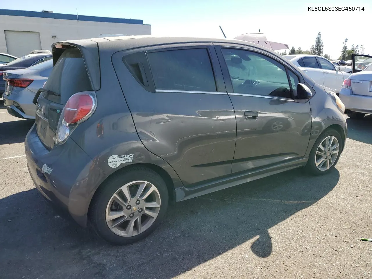 2014 Chevrolet Spark Ev 2Lt VIN: KL8CL6S03EC450714 Lot: 72009084