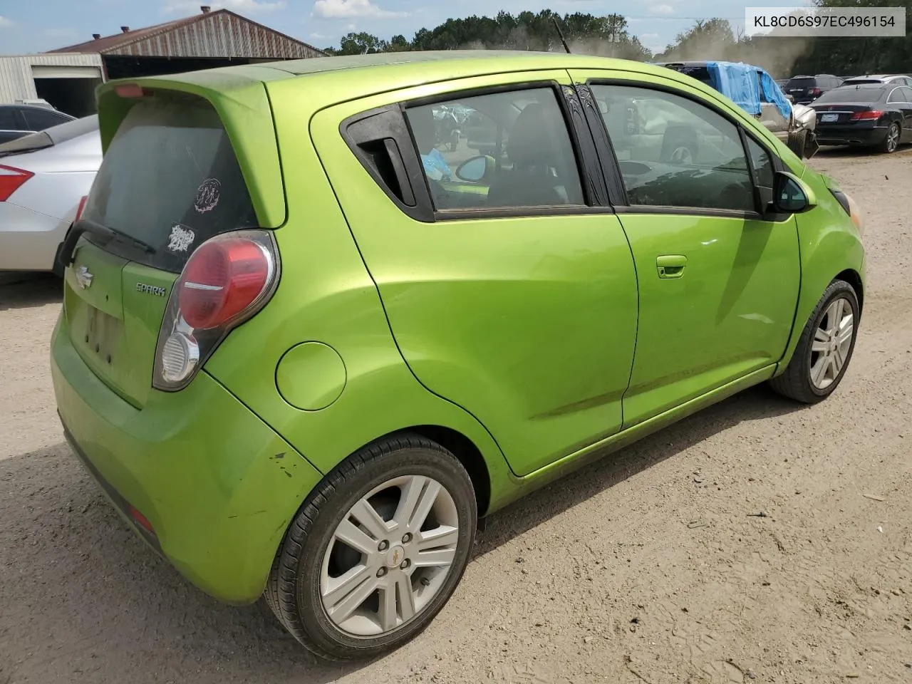 2014 Chevrolet Spark 1Lt VIN: KL8CD6S97EC496154 Lot: 72081584