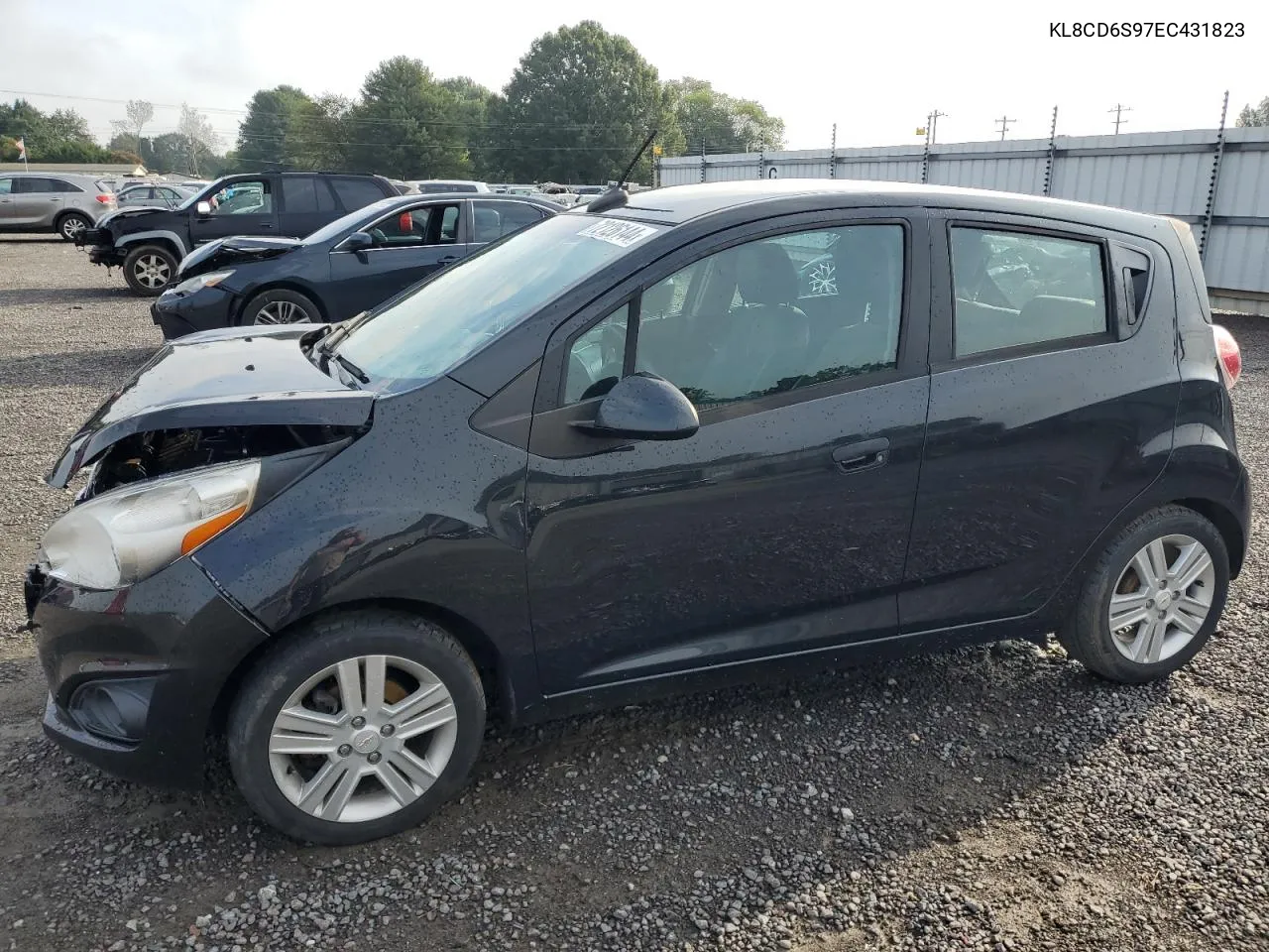 2014 Chevrolet Spark 1Lt VIN: KL8CD6S97EC431823 Lot: 72126144