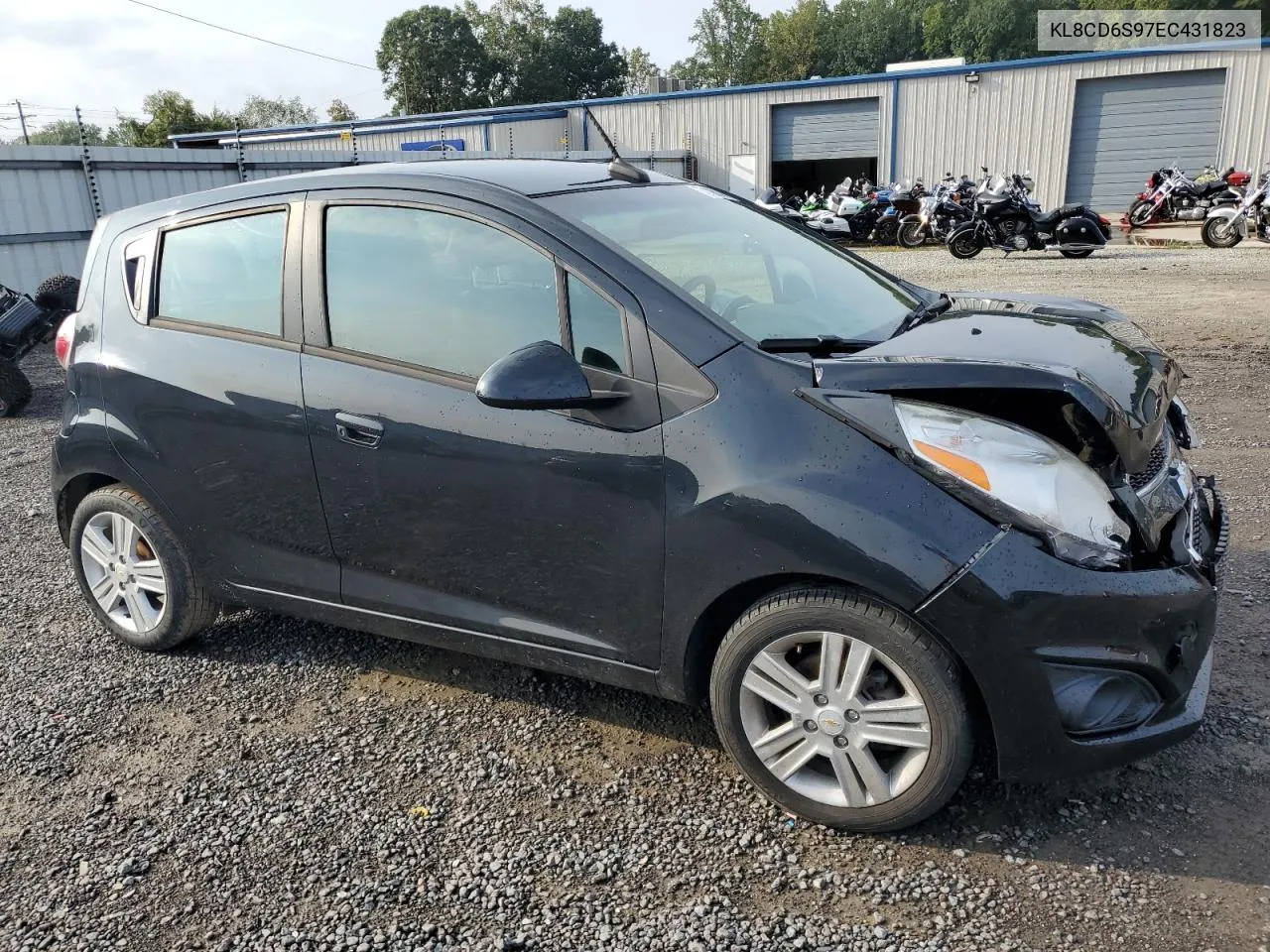 2014 Chevrolet Spark 1Lt VIN: KL8CD6S97EC431823 Lot: 72126144