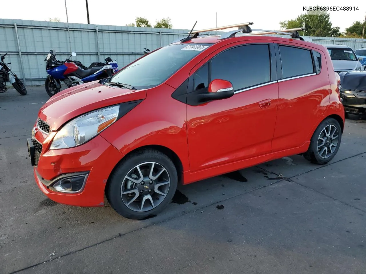 2014 Chevrolet Spark 2Lt VIN: KL8CF6S96EC488914 Lot: 72241064