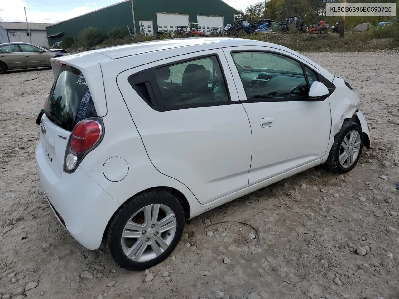 2014 Chevrolet Spark Ls VIN: KL8CB6S96EC590726 Lot: 72790064