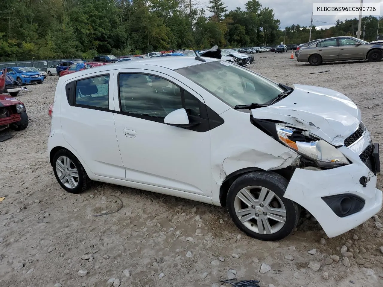 2014 Chevrolet Spark Ls VIN: KL8CB6S96EC590726 Lot: 72790064