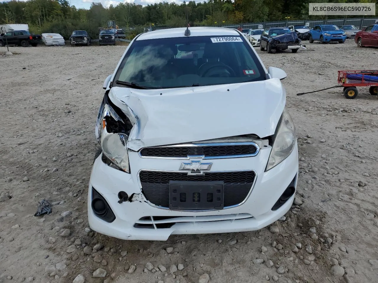 2014 Chevrolet Spark Ls VIN: KL8CB6S96EC590726 Lot: 72790064