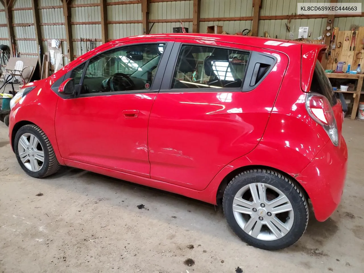 2014 Chevrolet Spark 1Lt VIN: KL8CD6S9XEC444663 Lot: 72909414