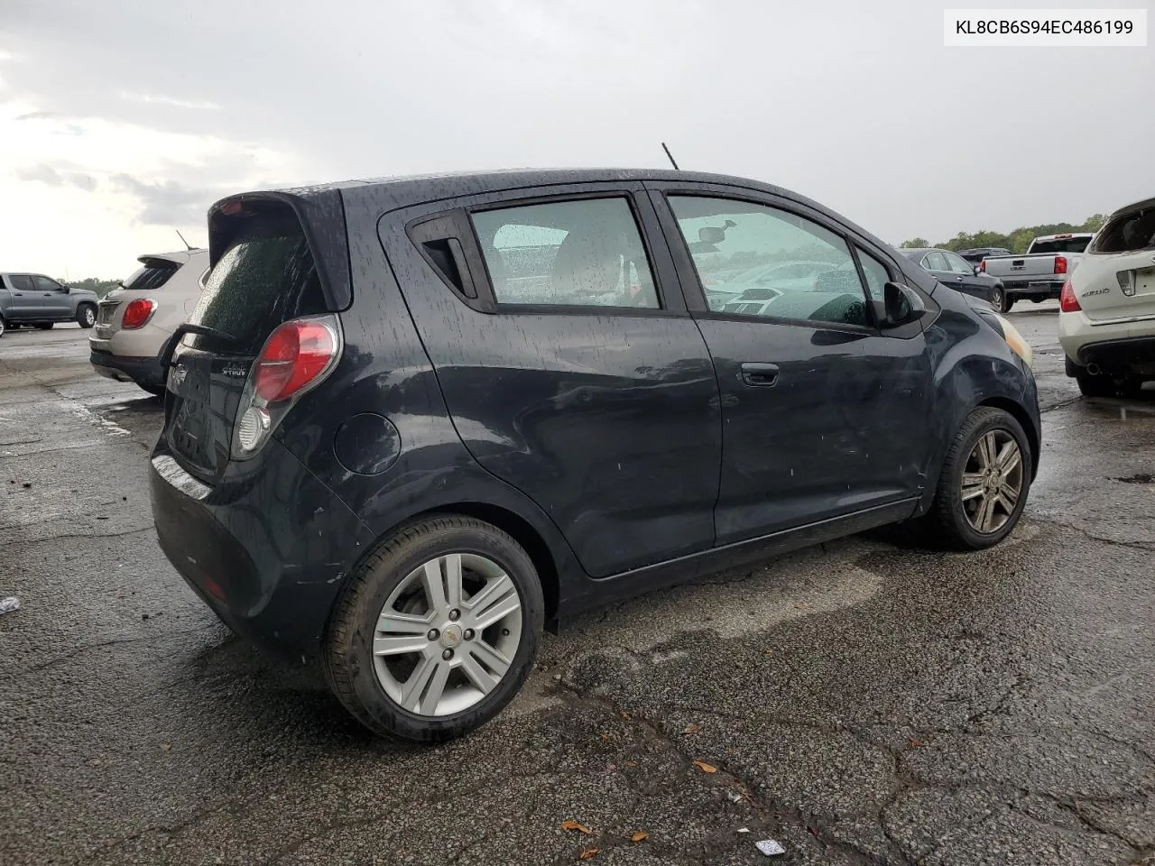 2014 Chevrolet Spark Ls VIN: KL8CB6S94EC486199 Lot: 72916444