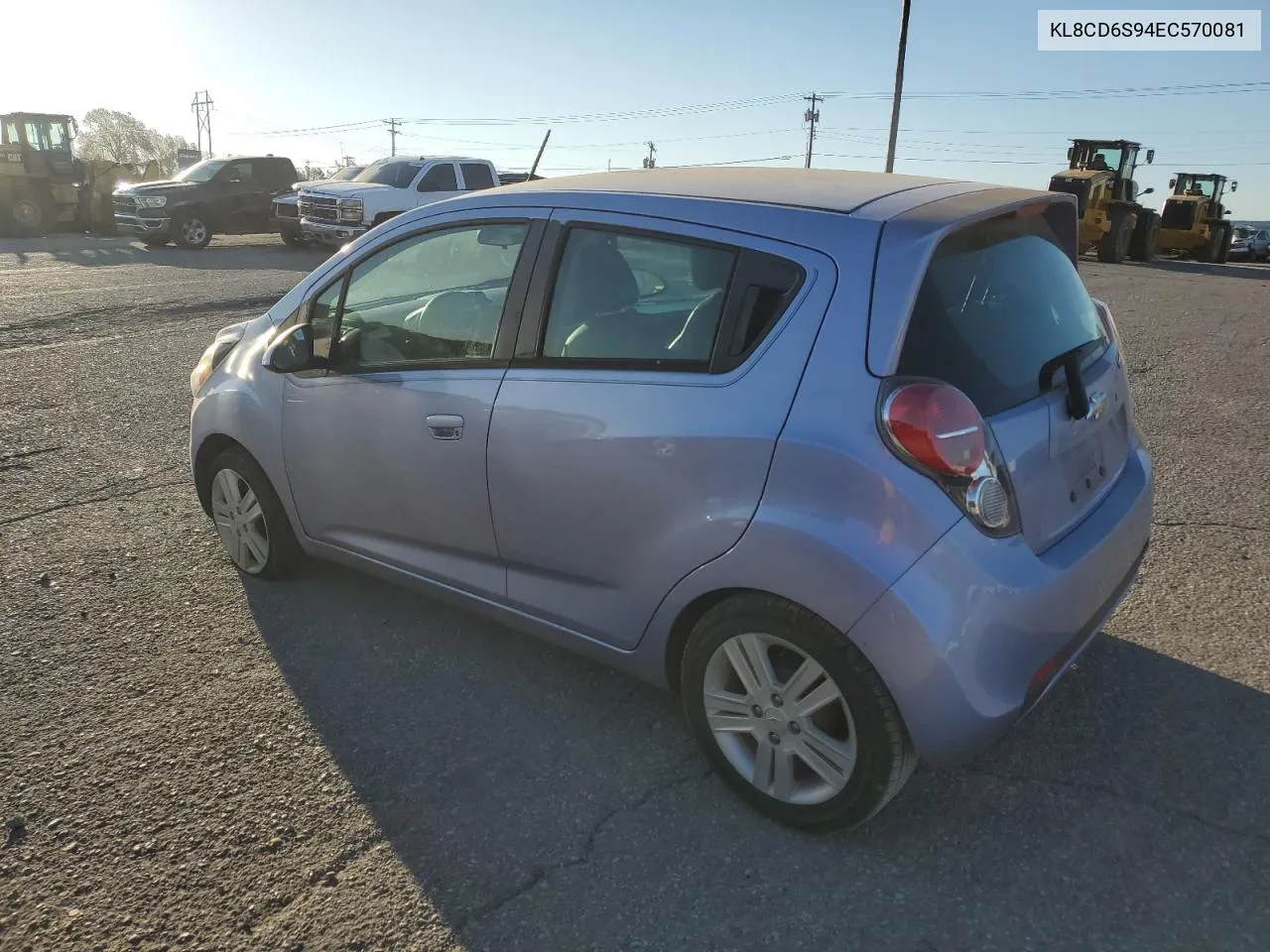 2014 Chevrolet Spark 1Lt VIN: KL8CD6S94EC570081 Lot: 72997434