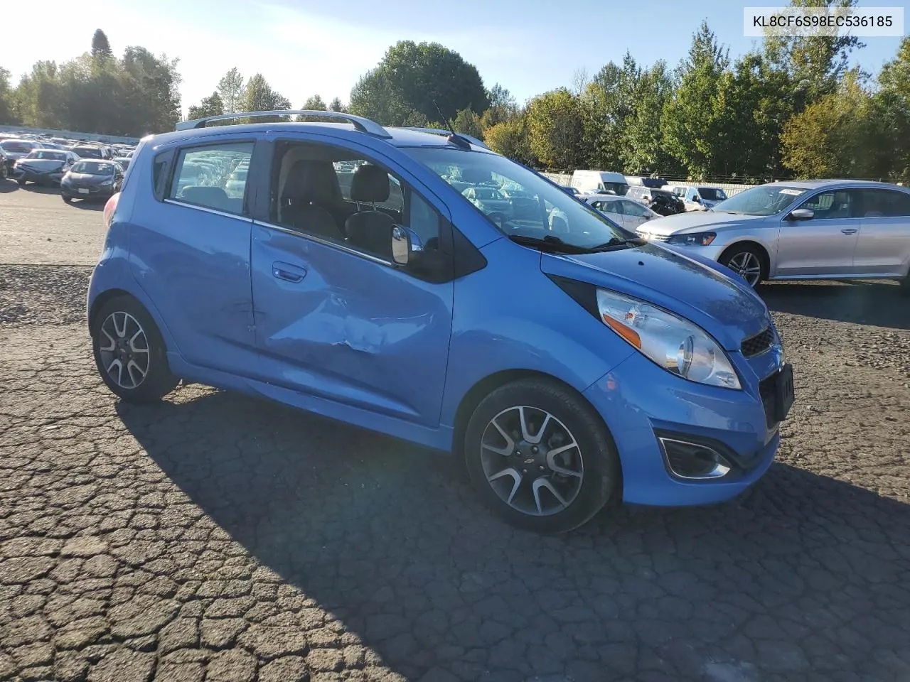 2014 Chevrolet Spark 2Lt VIN: KL8CF6S98EC536185 Lot: 73726204