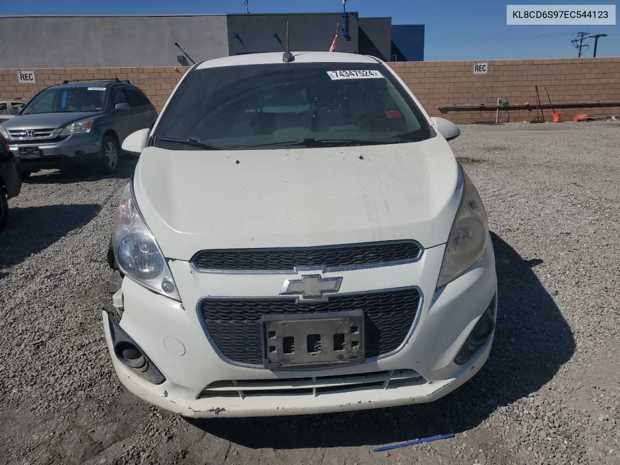 2014 Chevrolet Spark 1Lt VIN: KL8CD6S97EC544123 Lot: 74347524