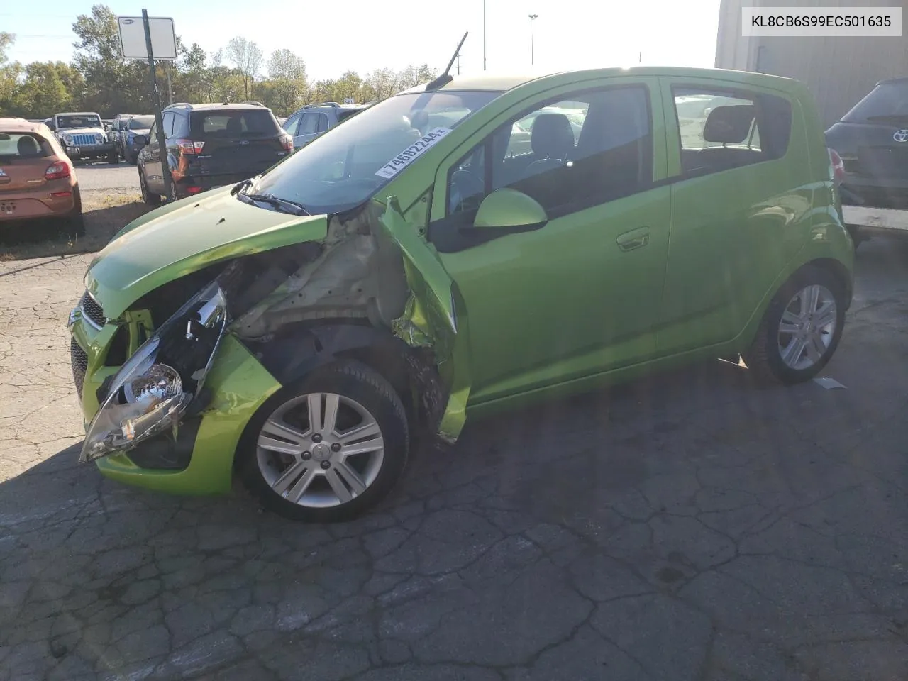 2014 Chevrolet Spark Ls VIN: KL8CB6S99EC501635 Lot: 74682244