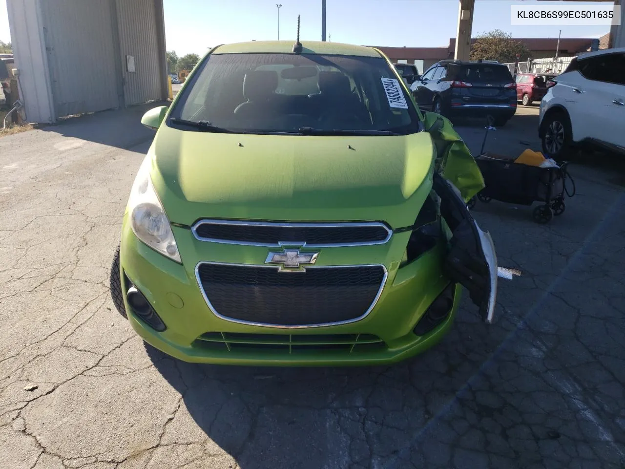 2014 Chevrolet Spark Ls VIN: KL8CB6S99EC501635 Lot: 74682244