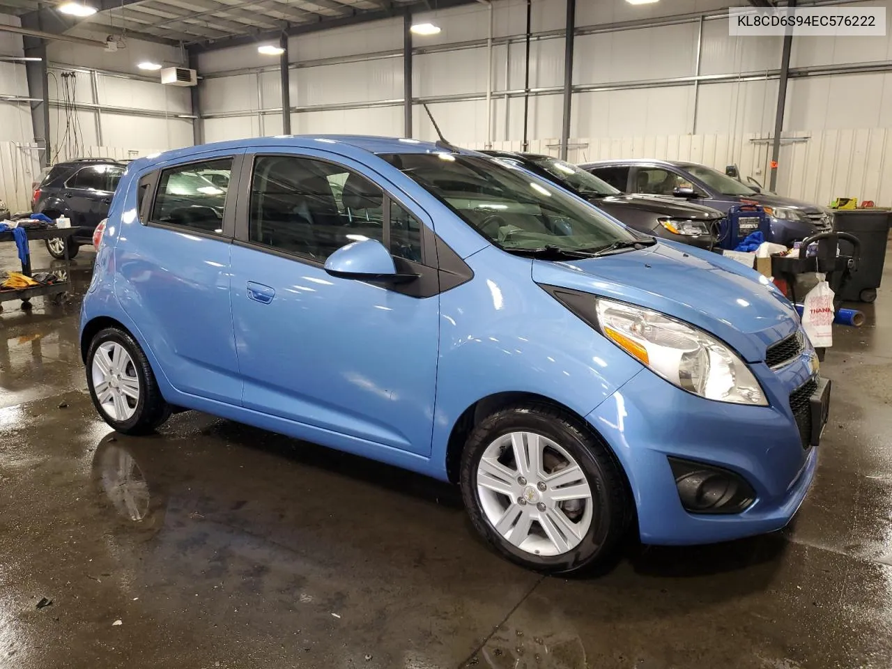 2014 Chevrolet Spark 1Lt VIN: KL8CD6S94EC576222 Lot: 74799284