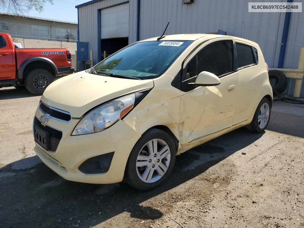 2014 Chevrolet Spark Ls VIN: KL8CB6S97EC542488 Lot: 74825854