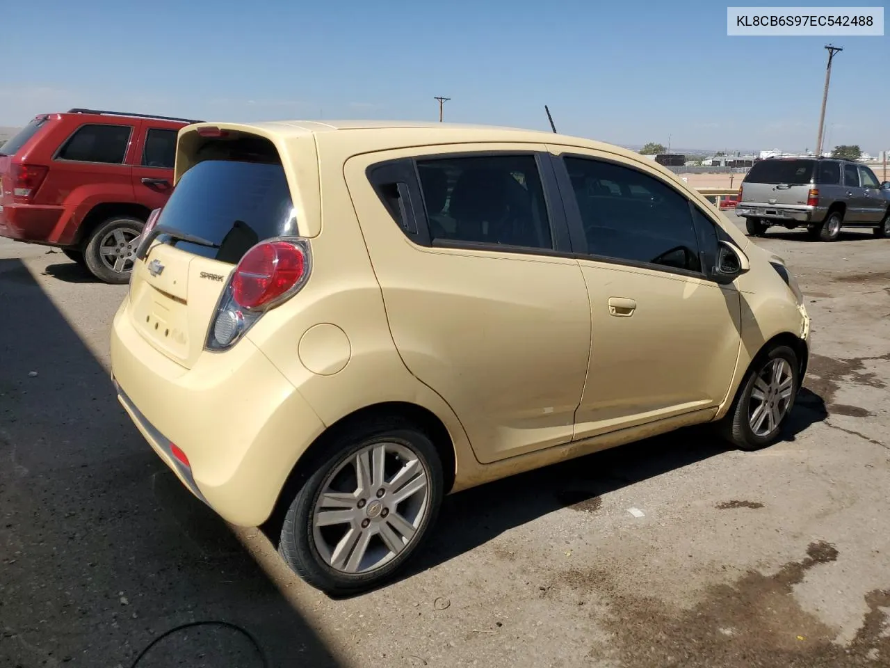 2014 Chevrolet Spark Ls VIN: KL8CB6S97EC542488 Lot: 74825854