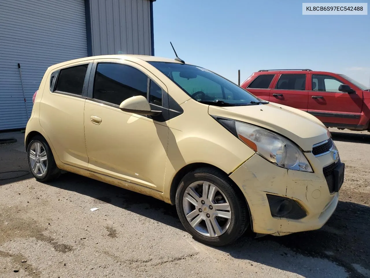 2014 Chevrolet Spark Ls VIN: KL8CB6S97EC542488 Lot: 74825854