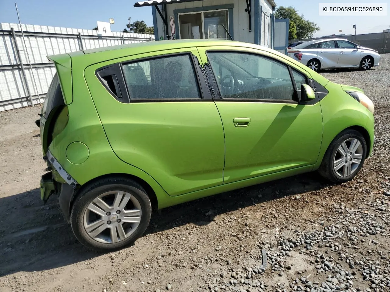 2014 Chevrolet Spark 1Lt VIN: KL8CD6S94EC526890 Lot: 75065494