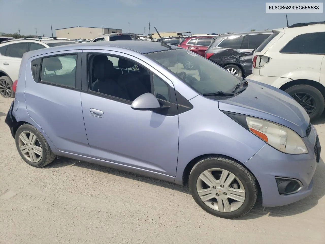 2014 Chevrolet Spark Ls VIN: KL8CB6S90EC566633 Lot: 75555904