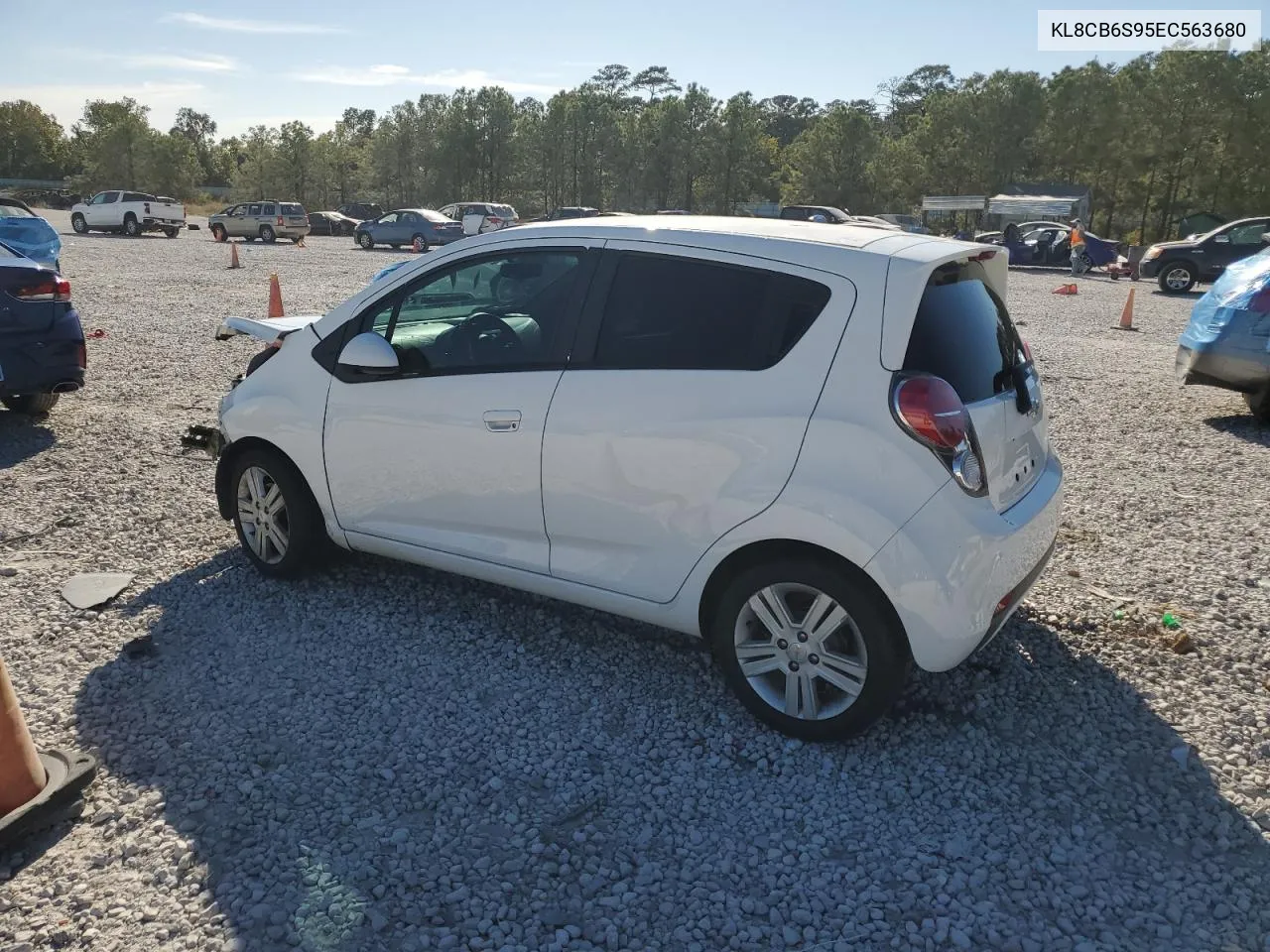 2014 Chevrolet Spark Ls VIN: KL8CB6S95EC563680 Lot: 76003504