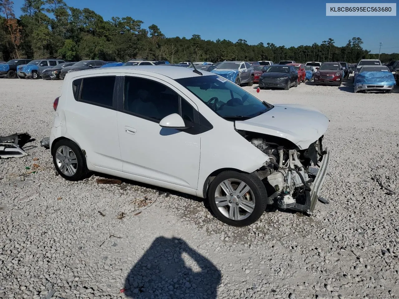 2014 Chevrolet Spark Ls VIN: KL8CB6S95EC563680 Lot: 76003504