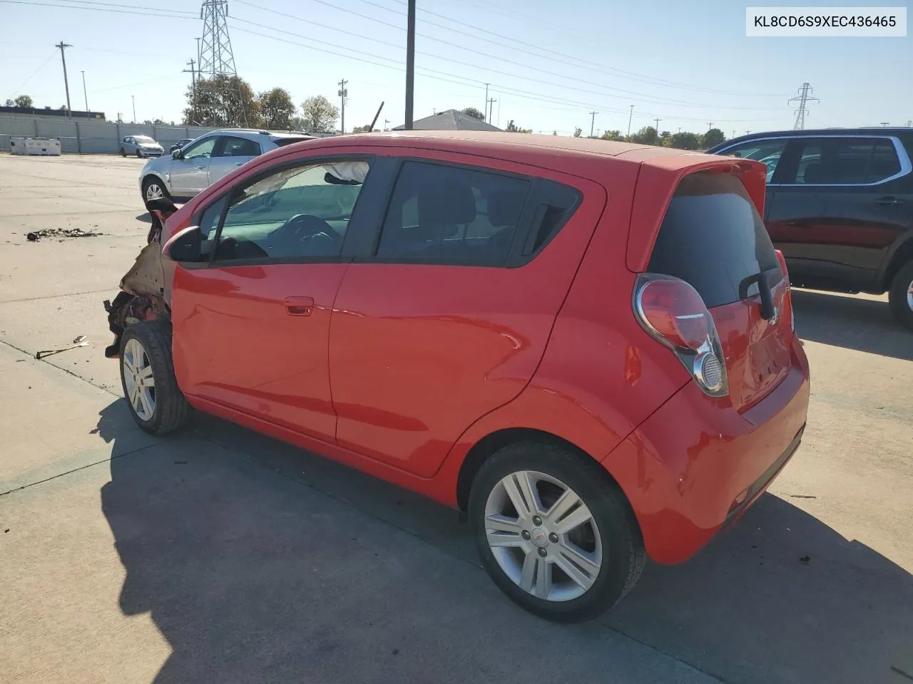 2014 Chevrolet Spark 1Lt VIN: KL8CD6S9XEC436465 Lot: 77652354