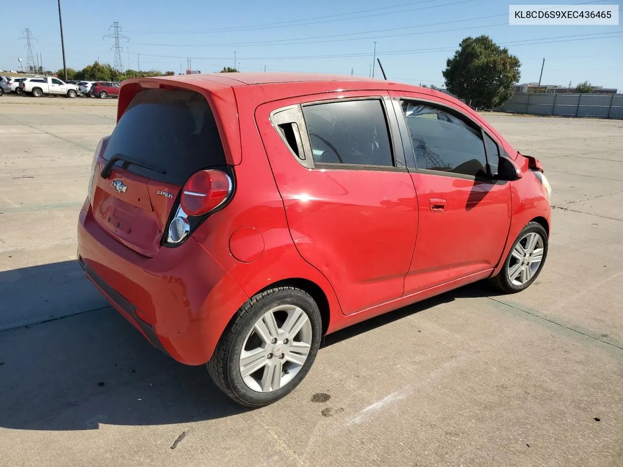 2014 Chevrolet Spark 1Lt VIN: KL8CD6S9XEC436465 Lot: 77652354